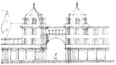 Umbauplan Wormser Tor