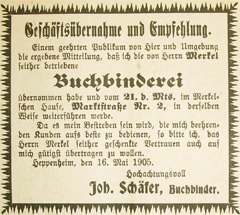 Buchbinderei Johann Schäfer
